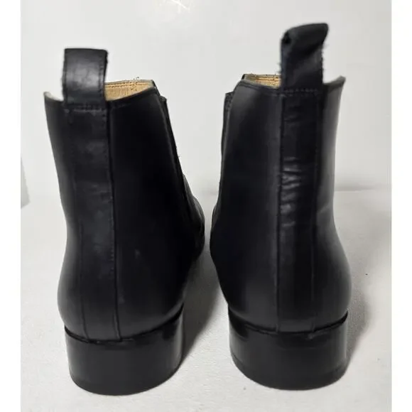 Nisolo Boots Womens Everyday Chelsea Black Leather Ankle Booties SZ 10 - Picture 6 of 9